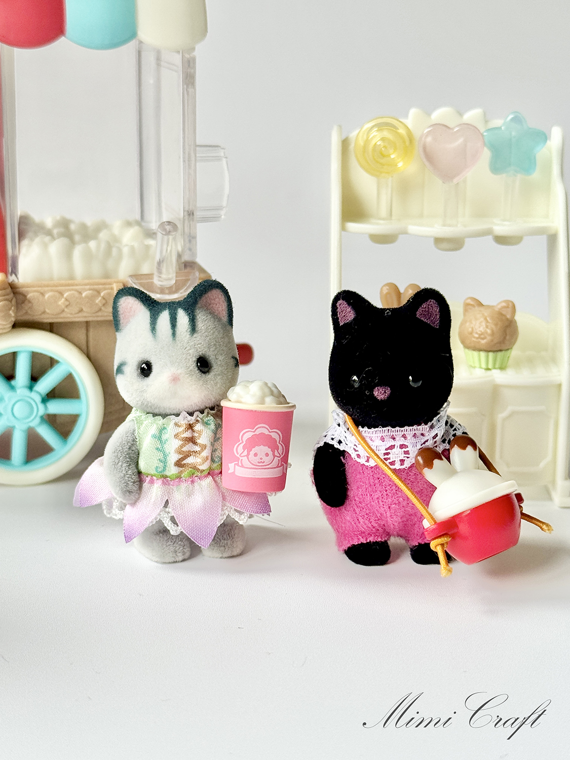 弾けるポップコーンとひつじのお母さんが可愛い！【シルバニアファミリー】ポンポン!ポップコーンサイクル