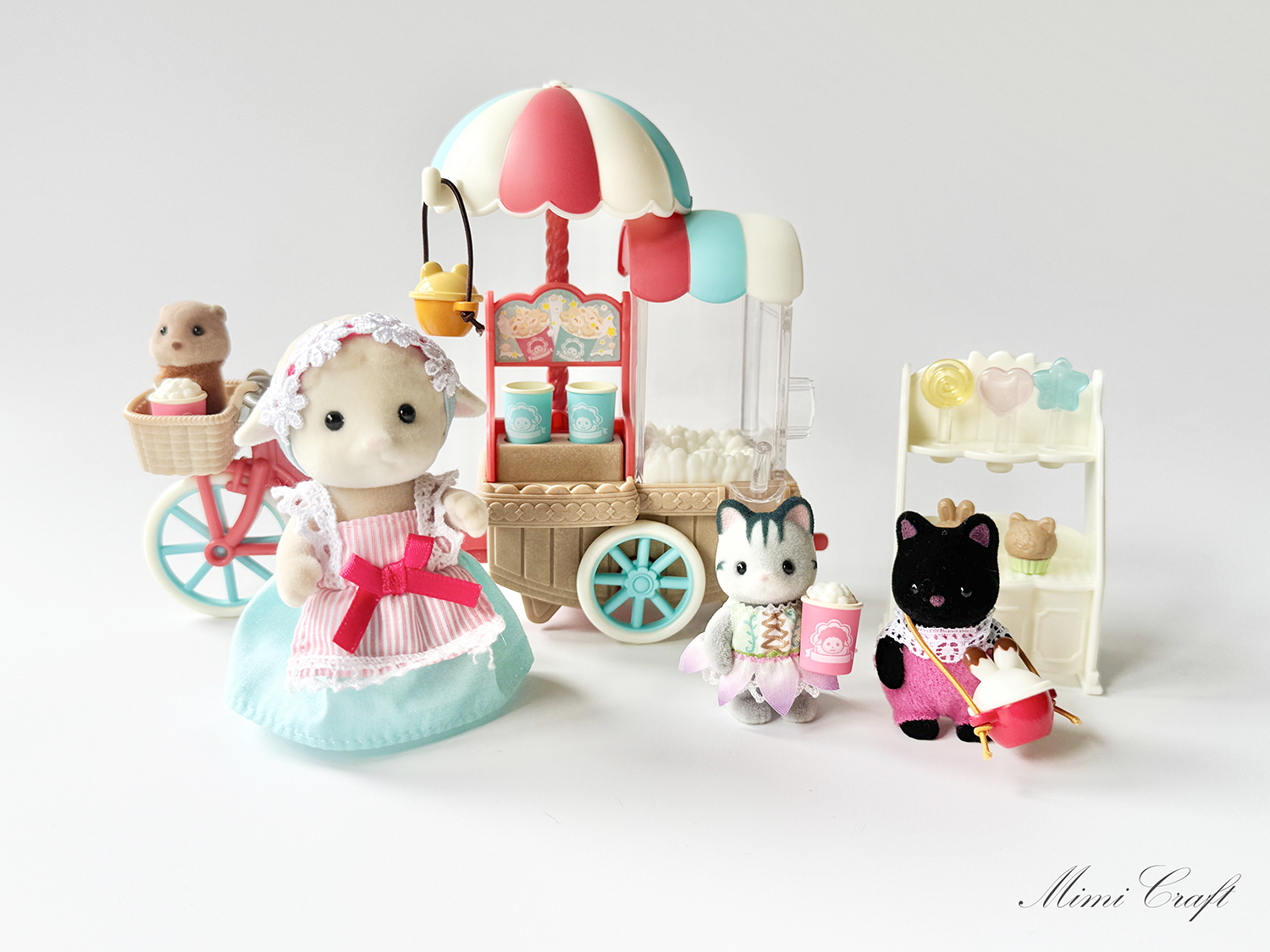 弾けるポップコーンとひつじのお母さんが可愛い！【シルバニアファミリー】ポンポン!ポップコーンサイクル