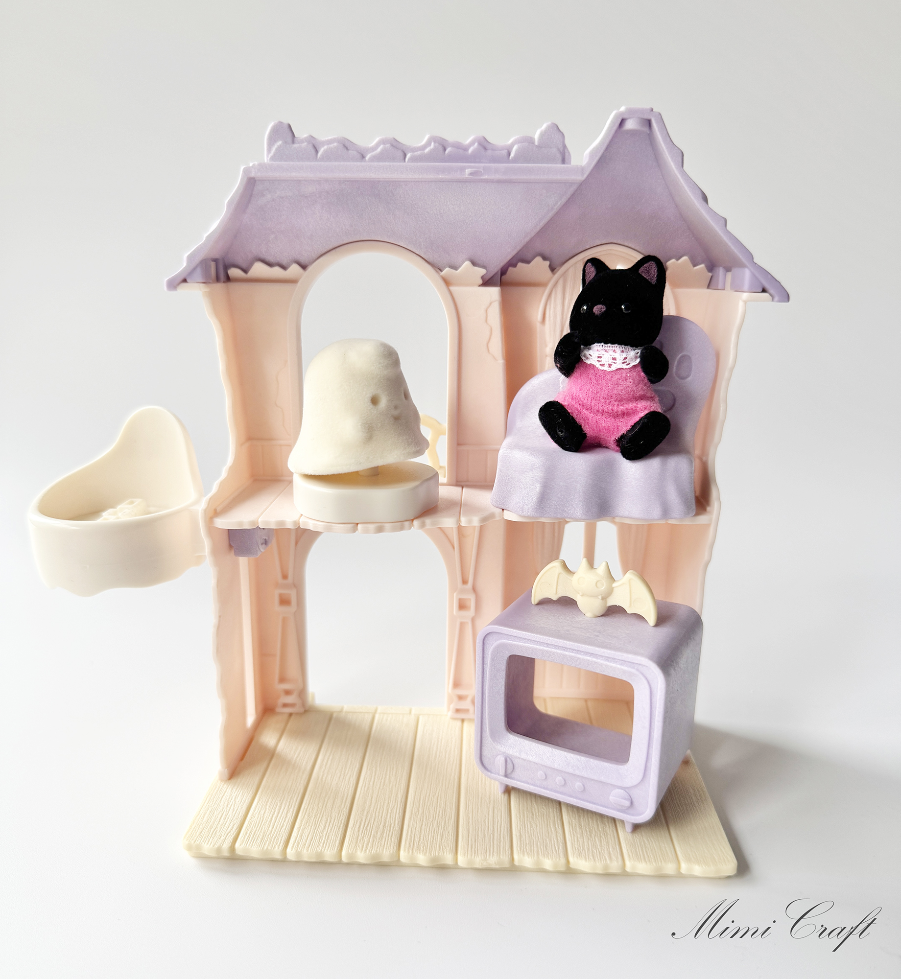 星空ねこの赤ちゃんとおばけ付き【シルバニアファミリー】どきどきホーンテッドハウスセットレビュー