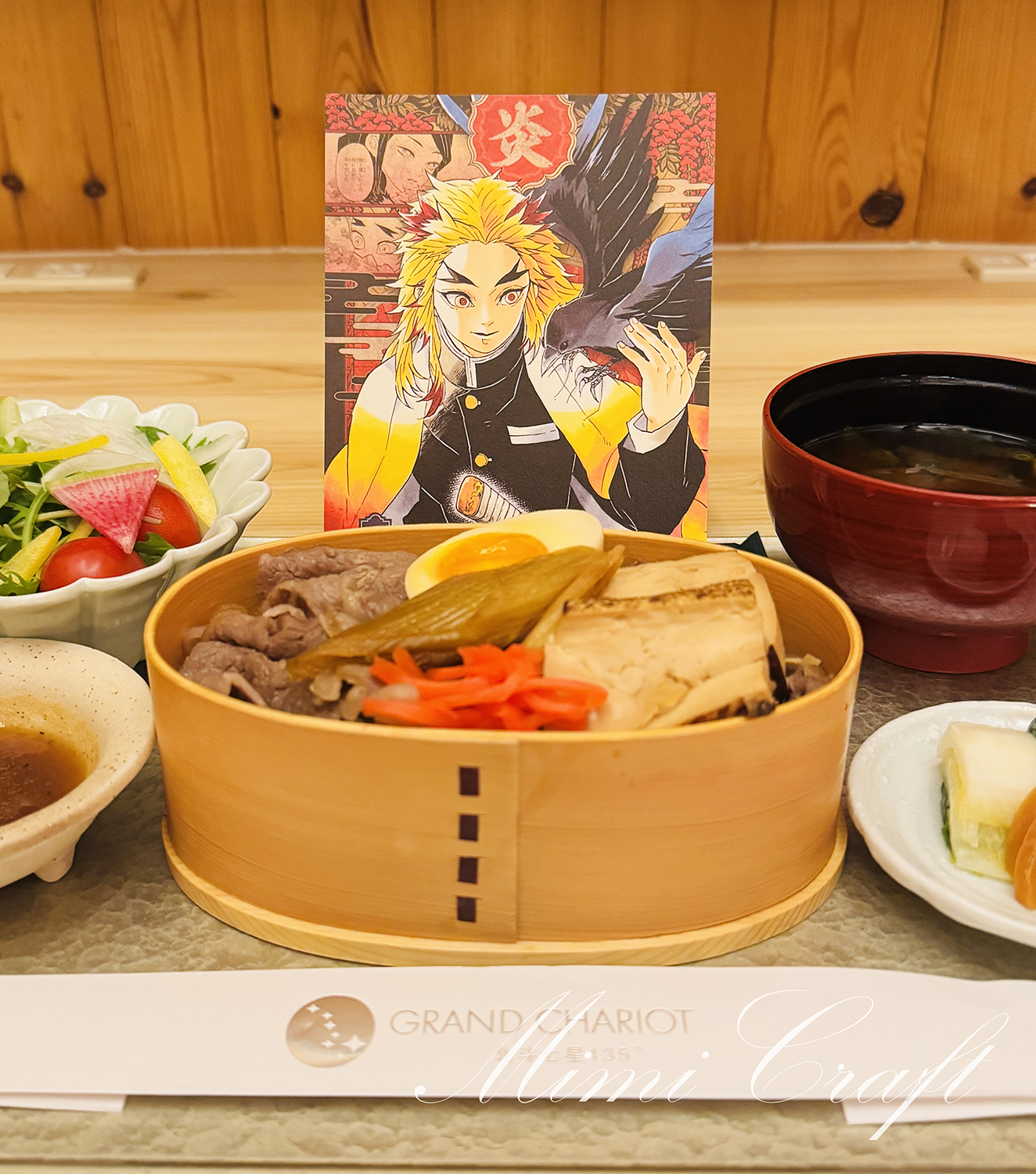 【コラボルーム限定】煉獄さんの牛鍋弁当が絶品でした【ニジゲンノモリ遠征レポ】