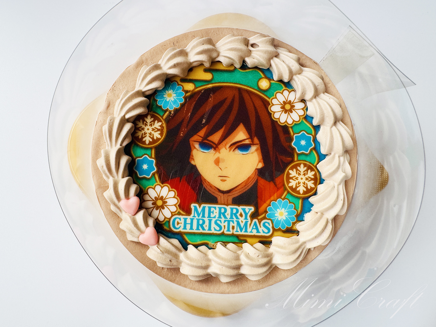 味は美味しい？プリロールのケーキを実食レビュー【鬼滅の刃クリスマスケーキを買ってみたよ】