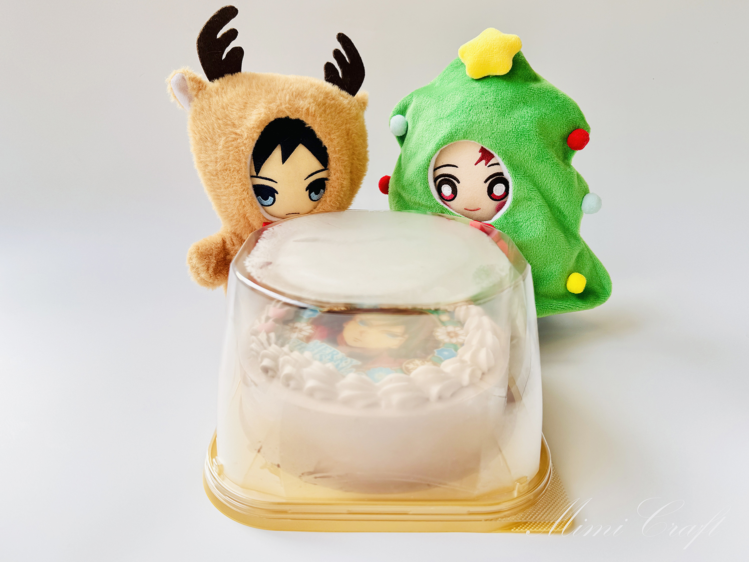 味は美味しい？プリロールのケーキを実食レビュー【鬼滅の刃クリスマスケーキを買ってみたよ】