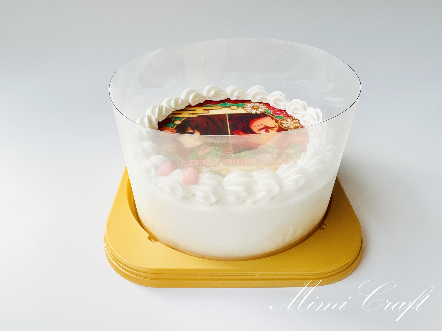 味は美味しい？プリロールのケーキを実食レビュー【鬼滅の刃クリスマスケーキを買ってみたよ】