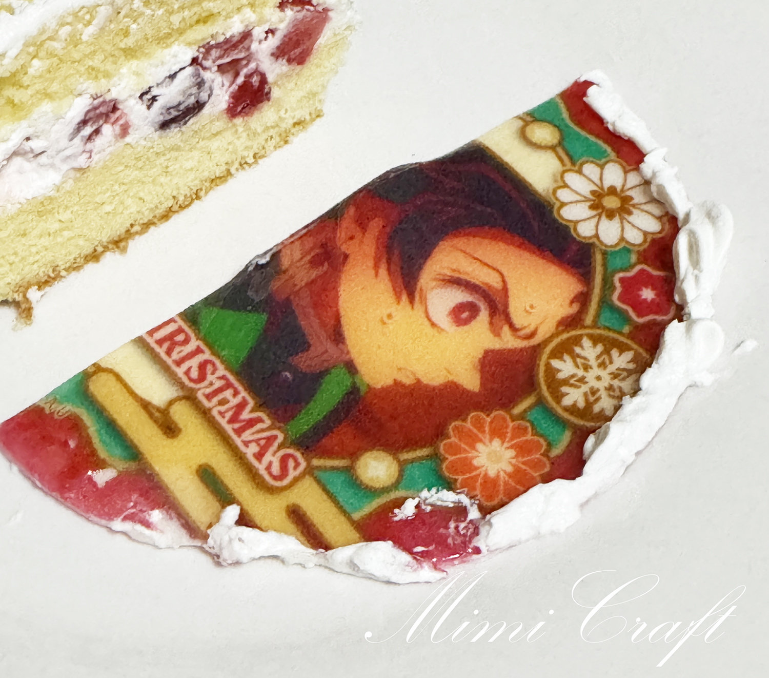 味は美味しい？プリロールのケーキを実食レビュー【鬼滅の刃クリスマスケーキを買ってみたよ】