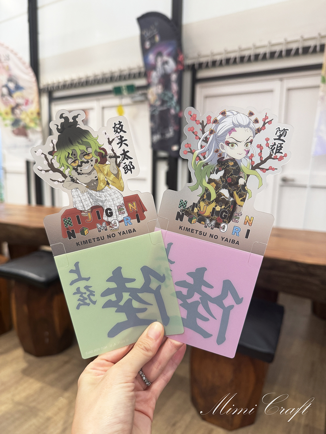 【コラボメニューも豊富！】ニジゲンノモリのモリノテラスへ【ぬい撮りスペースもあるよ】鬼滅の刃コラボ