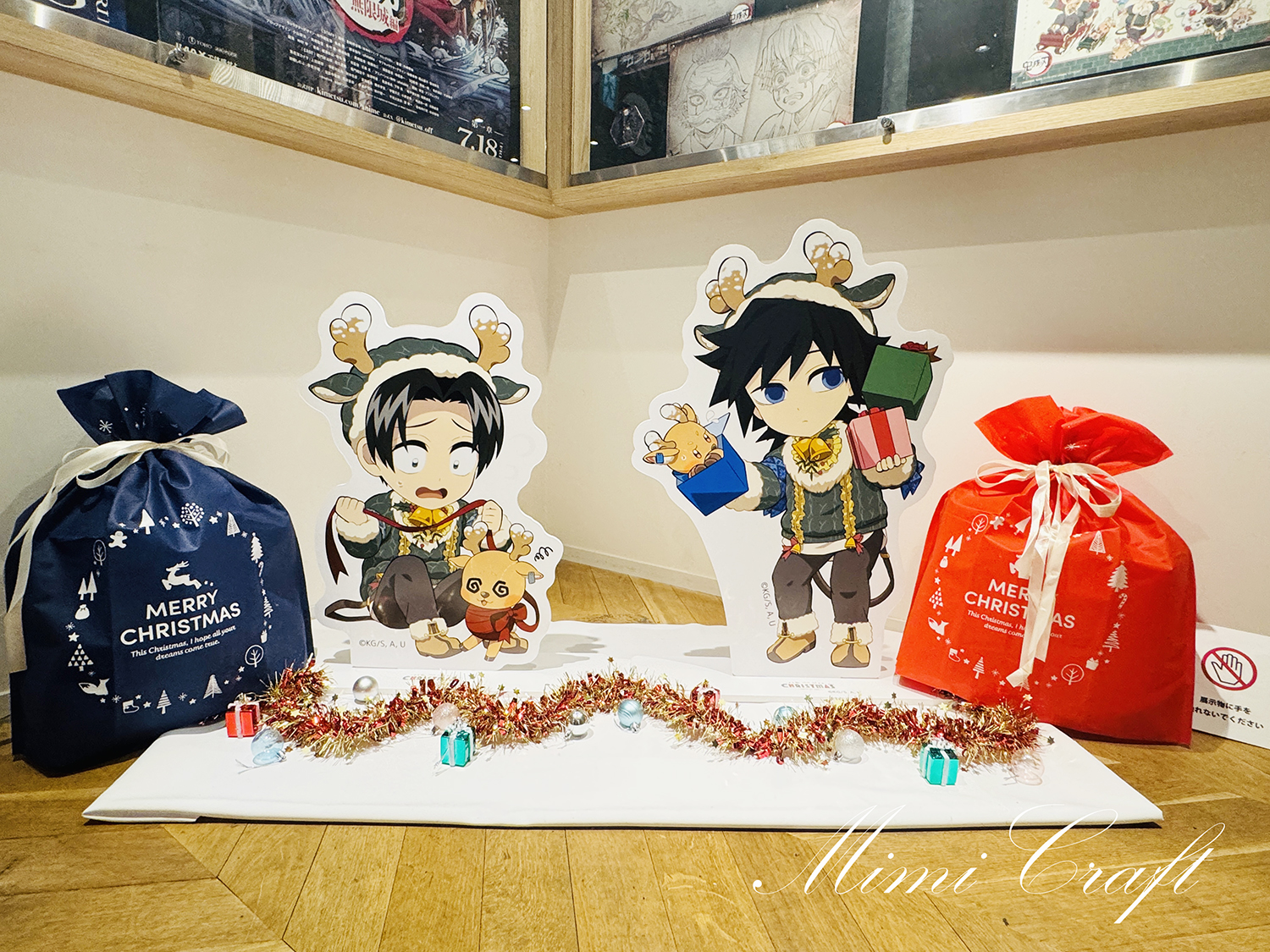 ufotableのクリスマス2025レポ【グッズやカフェメニュー＆ノベルティまとめ】マチアソビカフェ名古屋の内装