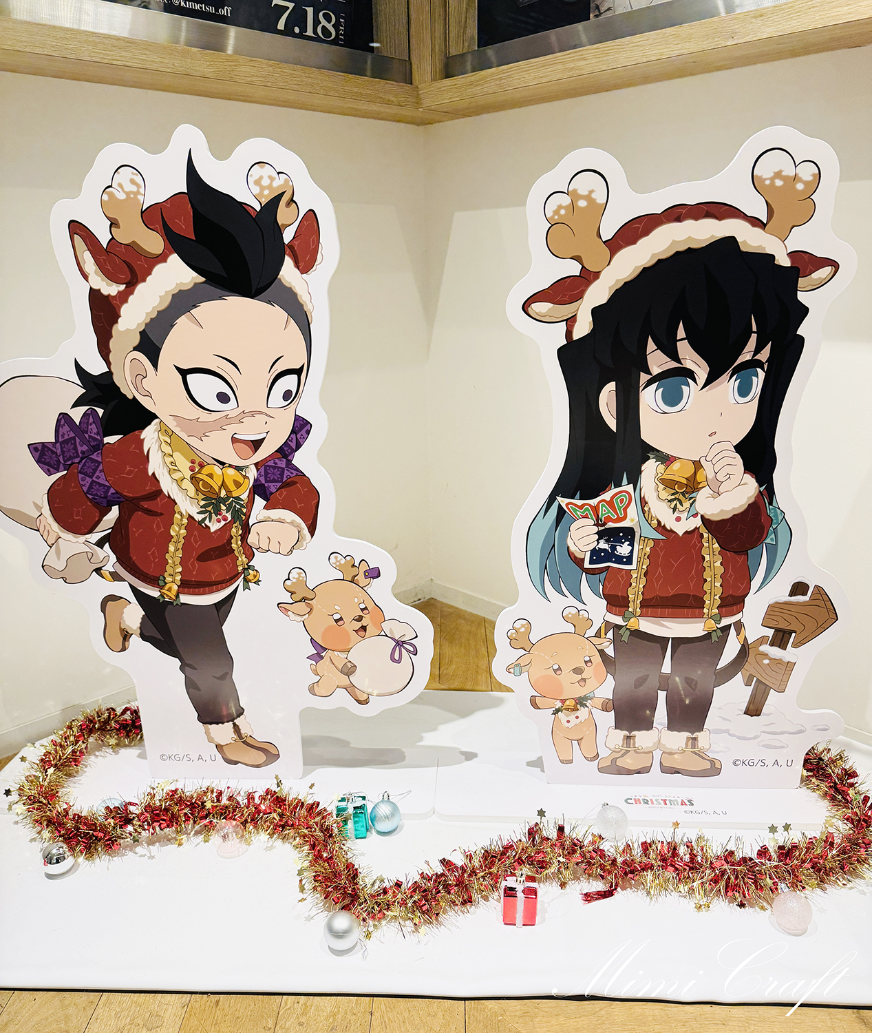 ufotableのクリスマス2025レポ【グッズやカフェメニュー＆ノベルティまとめ】マチアソビカフェ名古屋の内装