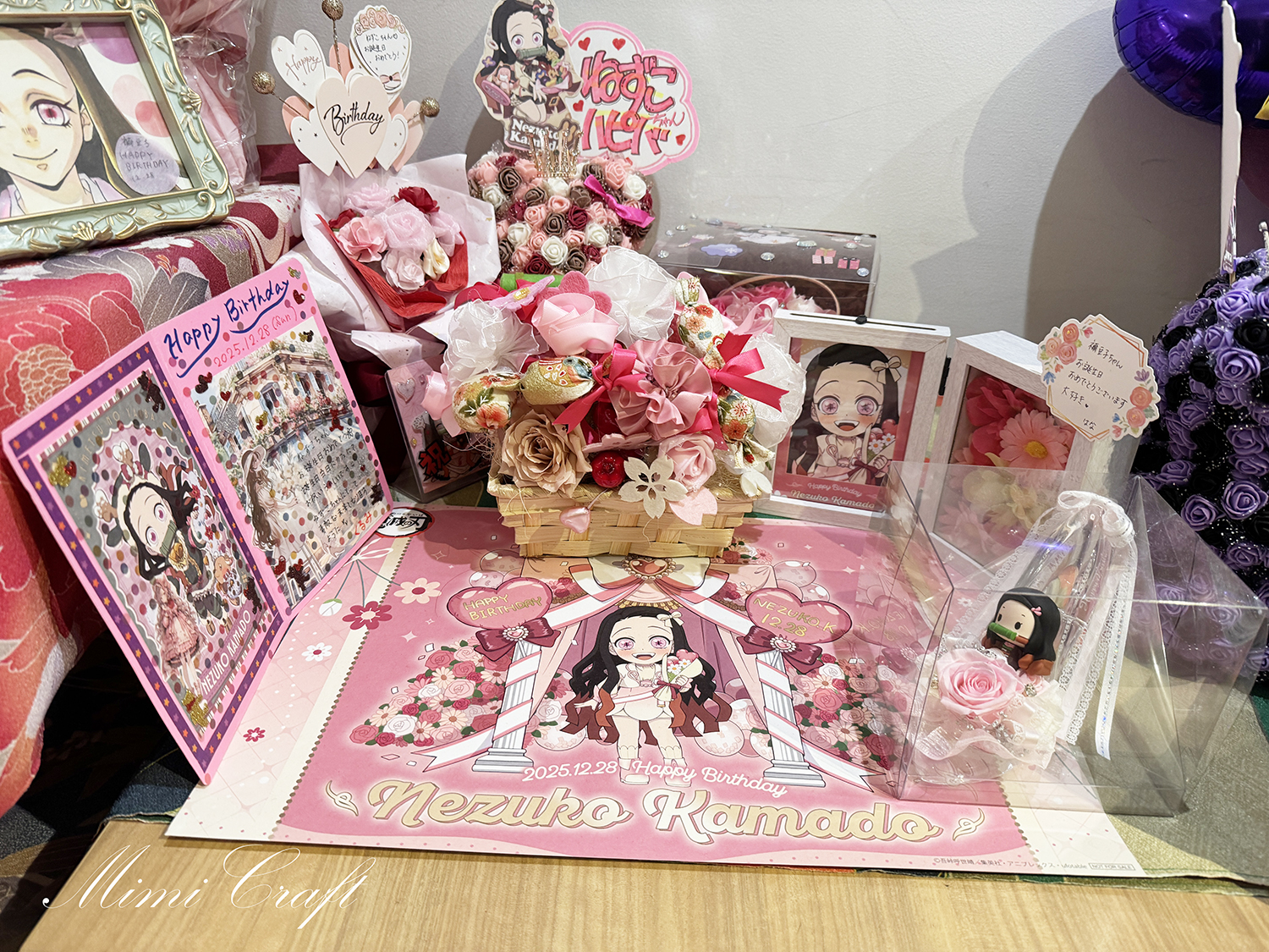 【ufotablecafe】禰豆子ちゃんの誕生祭2025飲食レポ【カフェの飾り・バースデースタンプも】