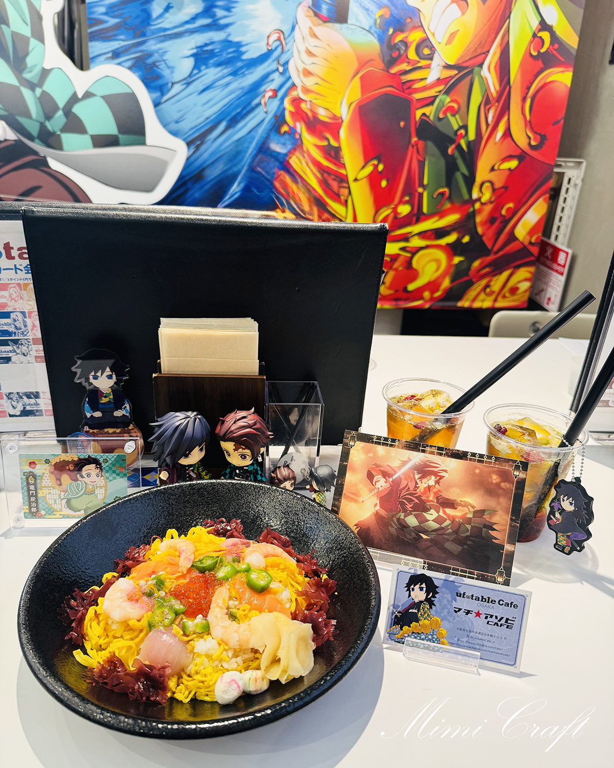 【遠征レポ】ufotableCafeOsakaマチアソビカフェ大阪に飲食で行ってきたよ！メニュー