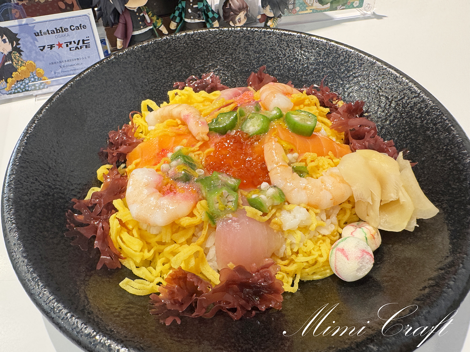 【ufotablecafe】第4期狛治と恋雪メニュー「私と夫婦になってくれますか」花火ちらし寿司