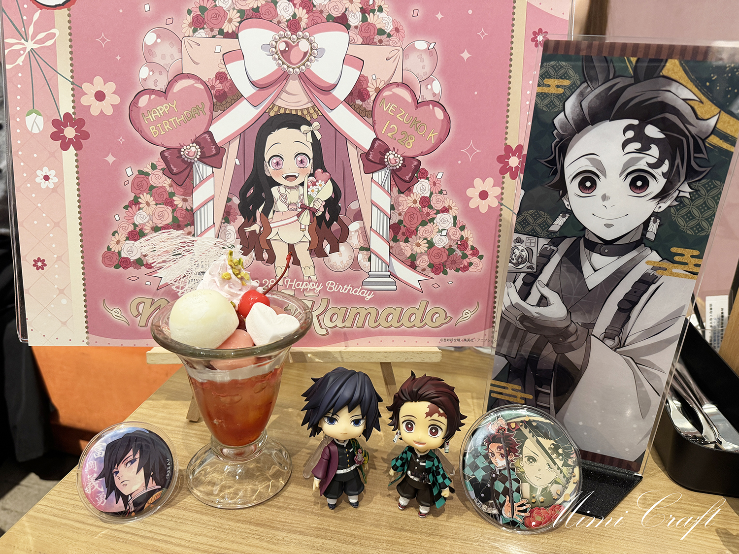【ufotablecafe】禰豆子ちゃんの誕生祭2025飲食レポ【カフェの飾り・バースデースタンプも】