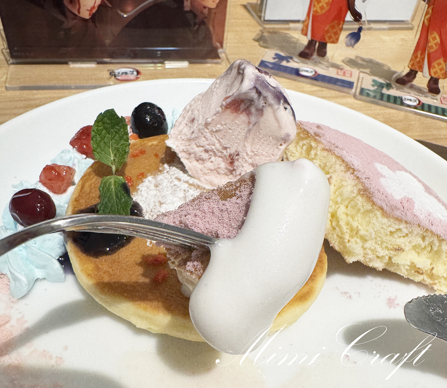 【ufotablecafe】第4期狛治と恋雪メニューまとめ「おかえりなさい　あなた…」パンケーキプレート