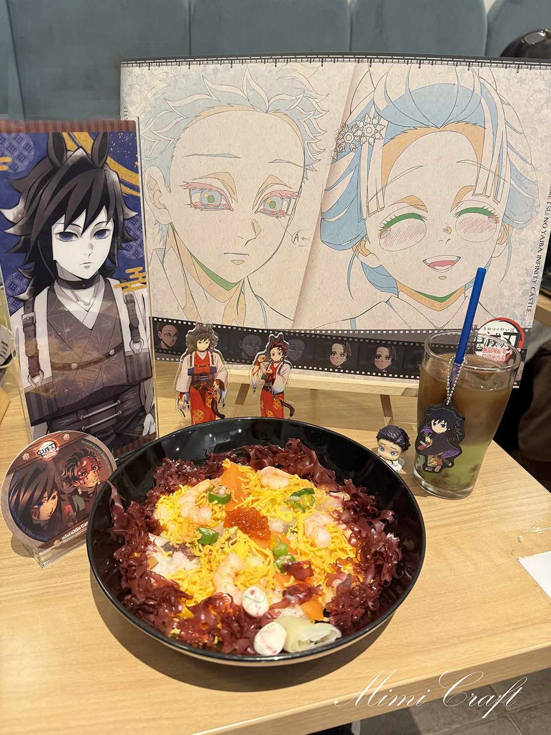 【ufotablecafe】第4期狛治と恋雪メニューまとめ【おすすめの組み合わせも紹介】「私と夫婦になってくれますか」花火ちらし寿司