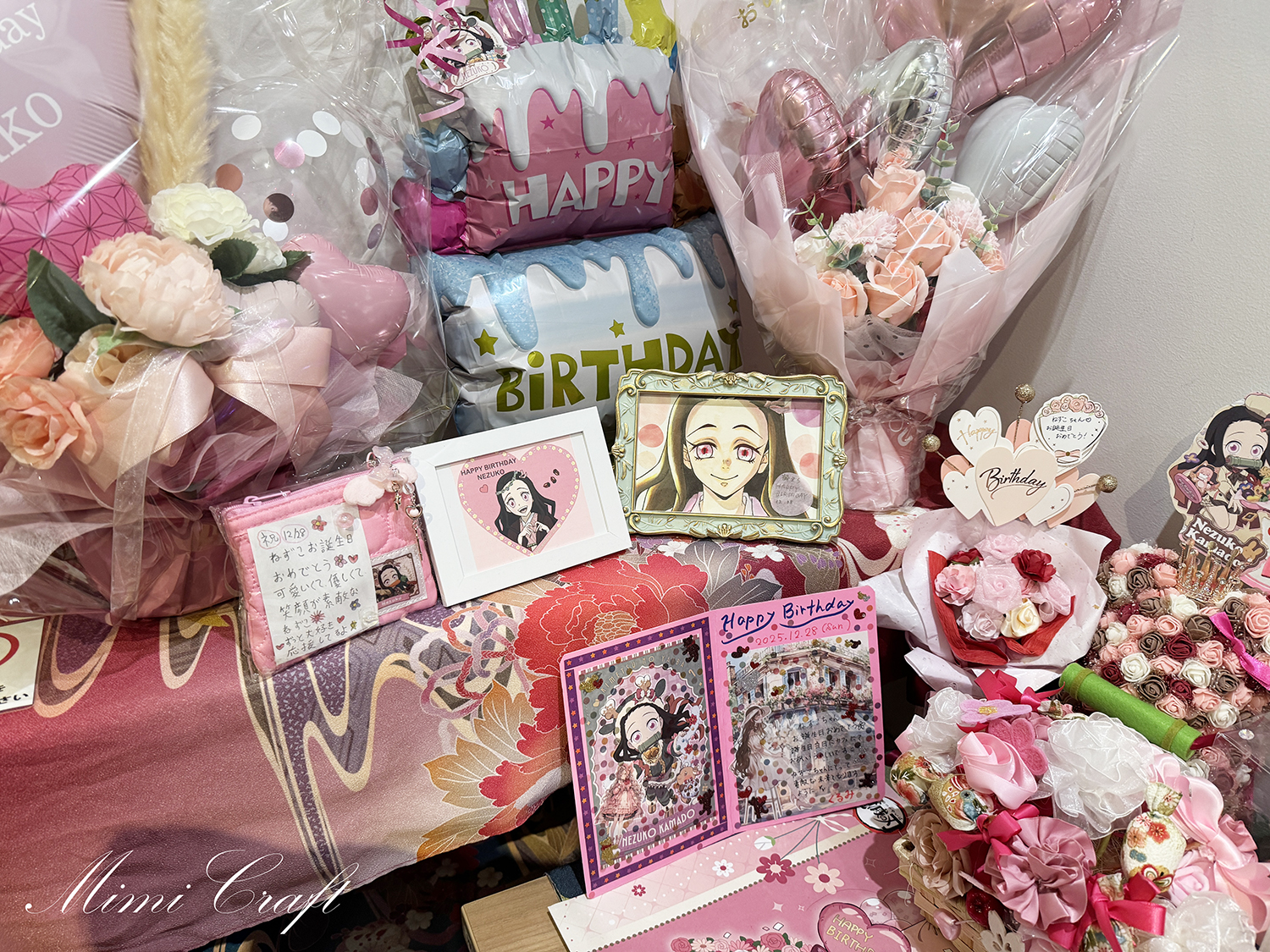 【ufotablecafe】禰豆子ちゃんの誕生祭2025飲食レポ【カフェの飾り・バースデースタンプも】