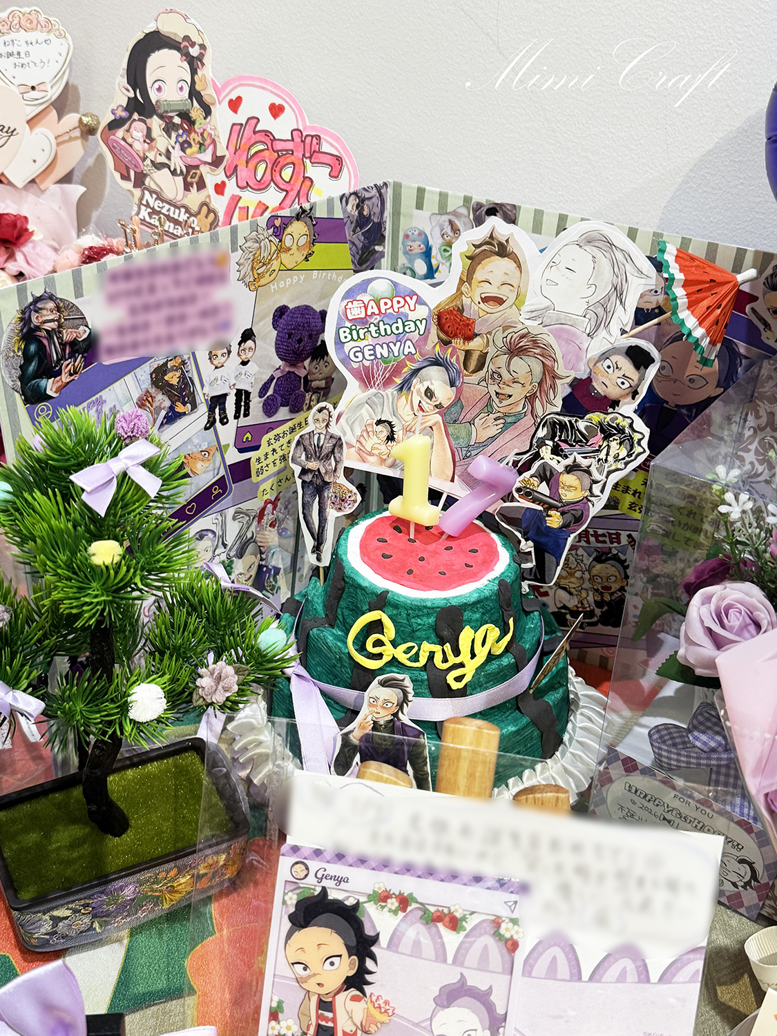玄弥のバースデー2026飲食レポ【ufotablecafeのデザートメニュー・祭壇まとめ】