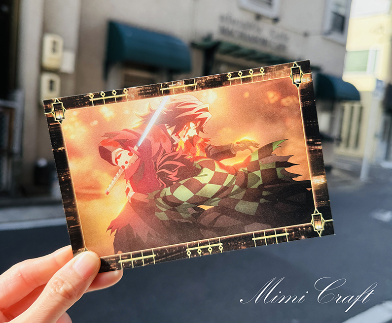 鬼滅の刃、炭治郎と冨岡義勇の半券ポストカード