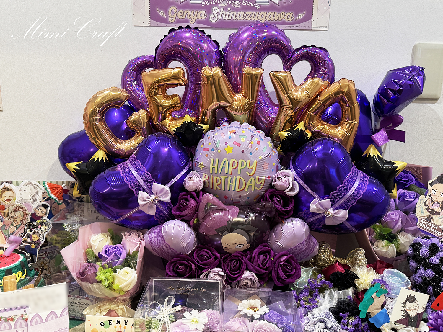 玄弥のバースデー2026飲食レポ【ufotablecafeのデザートメニュー・祭壇まとめ】