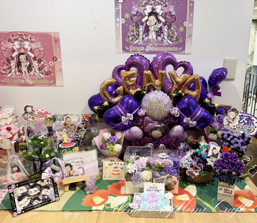 玄弥のバースデー2026飲食レポ【ufotablecafeのデザートメニュー・祭壇まとめ】