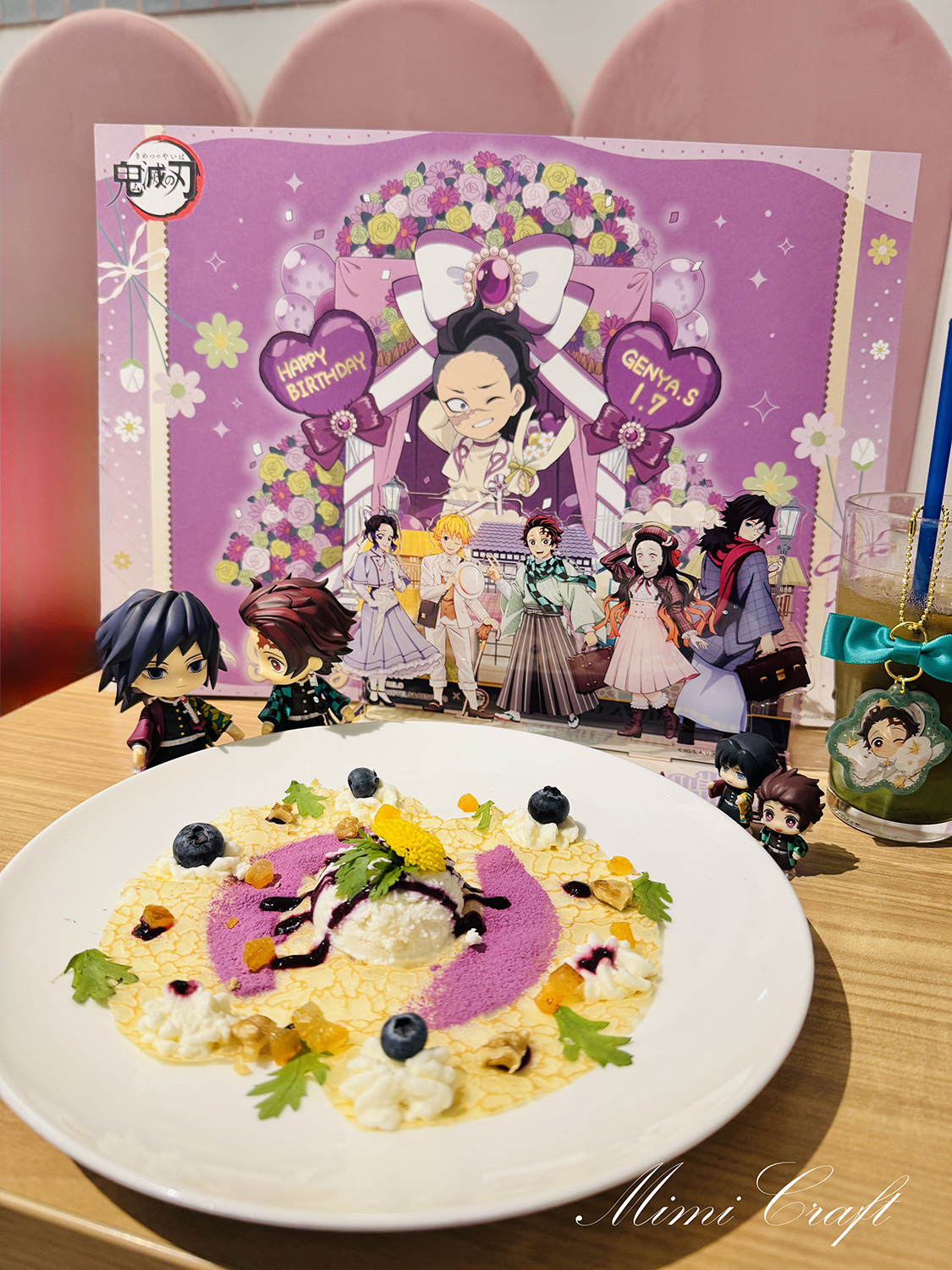 玄弥のバースデー2026飲食レポ【ufotablecafeのデザートメニュー・祭壇まとめ】